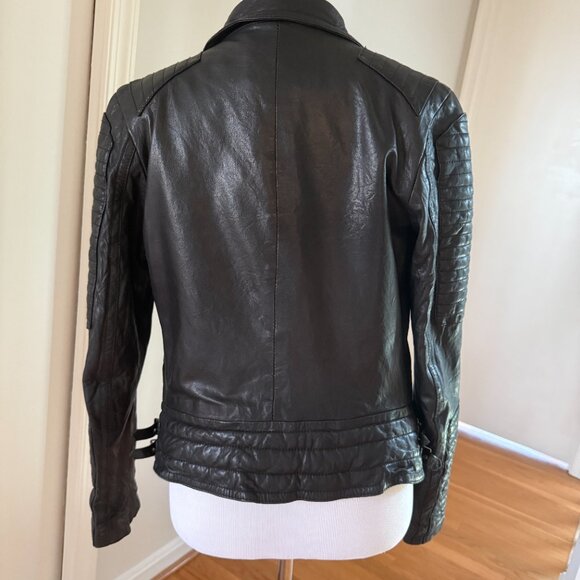 Annie Bing Leather Moto Jacket - Picture 5 of 13